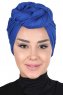 Sigrid - Blue Cotton Hijab - Ayse Turban