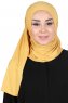 Sigrid - Mustard Cotton Hijab - Ayse Turban