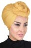 Sigrid - Mustard Cotton Hijab - Ayse Turban