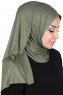 Sigrid - Khaki Cotton Hijab - Ayse Turban
