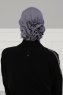 Monica - Grey Cotton Turban - Ayse Turban