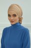 Monica - Sand Cotton Turban
