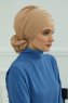 Monica - Sand Cotton Turban