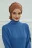 Monica - Caramel Cotton Turban