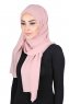 Joline - Dusty Pink Premium Chiffon Hijab