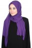Joline - Purple Premium Chiffon Hijab