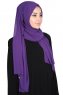 Joline - Purple Premium Chiffon Hijab