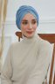 Fiona - Sky Blue Cotton Turban