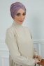 Fiona - Lilac Cotton Turban