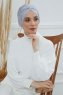 Fiona - Light Grey Cotton Turban