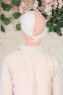 Fiona - Dusty Pink & Creme Cotton Turban