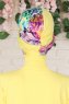 Fiona - Yellow Paint Cotton Turban