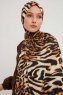 Ayten - Brown Patterned Hijab