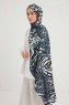 Ayten - Indigo Patterned Hijab