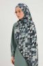 Banou - Indigo Patterned Hijab