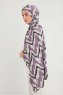 Tansu - Purple Patterned Hijab