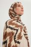 Tansu - Brown Patterned Hijab