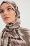 Tansu - Light Brown Patterned Hijab