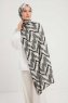 Tansu - Anthracite Patterned Hijab