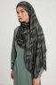 Tansu - Black Patterned Hijab