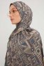 Gulya - Bordeaux Patterned Hijab