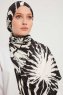 Ezmeray - Black Patterned Hijab