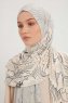 Fadime - Blue Patterned Hijab