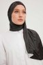 Fadime - Black Patterned Hijab