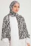 Hafiz - Black Patterned Hijab
