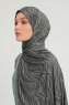 Hafiz - Grey Patterned Hijab