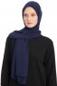 Chiffon Hijab - Navy Blue