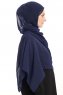 Chiffon Hijab - Navy Blue