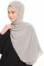 Chiffon Hijab - Grey