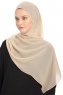 Chiffon Hijab - Light Taupe