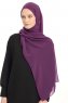 Chiffon Hijab - Dark Purple