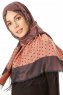 Alev - Salmon Patterned Hijab