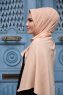 Alida - Beige Cotton Hijab - Mirach