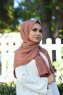 Alida - Dark Rose Cotton Hijab - Mirach
