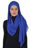 Alva - Blue Practical Hijab & Underscarf