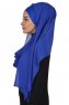 Alva - Blue Practical Hijab & Underscarf