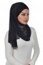 Alva - Black Practical Hijab & Underscarf