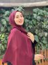 Alvina - Bordeaux Jazz Hijab - Mirach