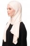 Asya - Light Beige Practical Viskos Hijab
