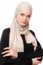 Asya - Light Taupe Practical Viskos Hijab