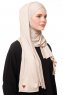 Asya - Light Taupe Practical Viskos Hijab