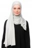 Asya - Light Grey Practical Viskos Hijab
