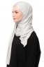 Asya - Light Grey Practical Viskos Hijab