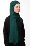 Asya - Dark Green Practical Viskos Hijab