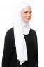 Asya - White Practical Viskos Hijab