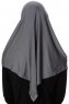 Ava - Dark Grey One-Piece Al Amira Hijab - Ecardin
